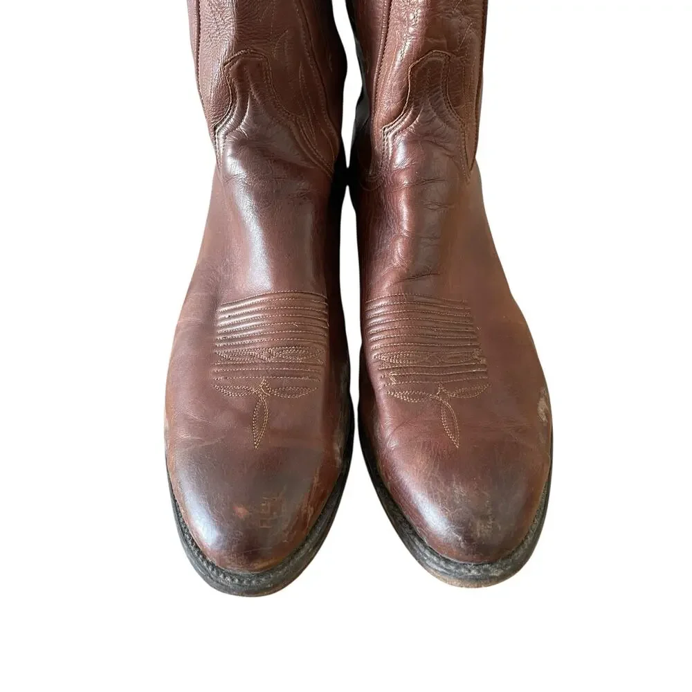Lucchese Bart Western cowboy boots Size:14D